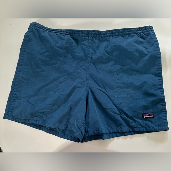Patagonia Shorts Adult Mens M Blue 4” Inseam Baggies Swim Trunks Lights Outdoor - Picture 1 of 6